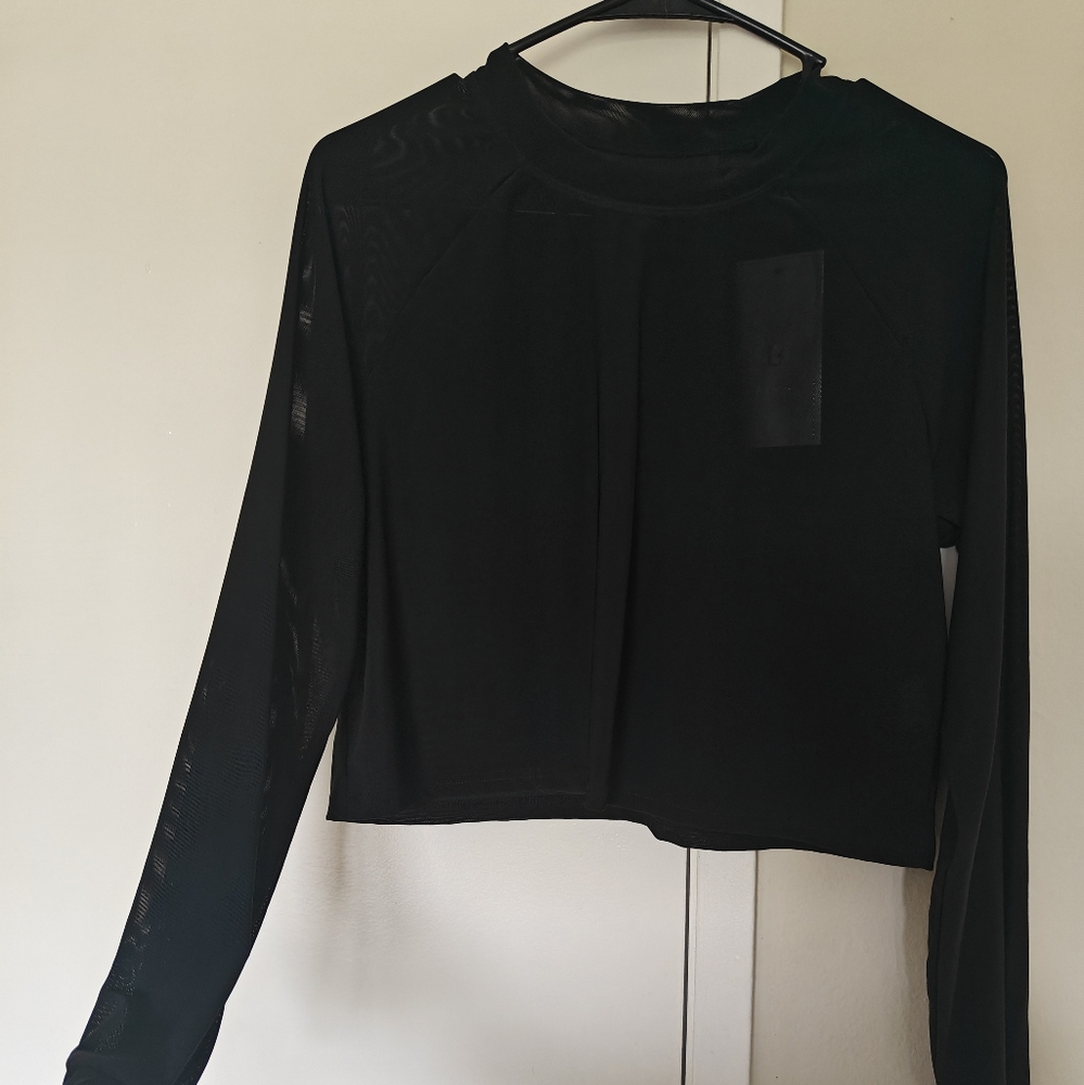 Buffbunny Crystal Clear Top Black M